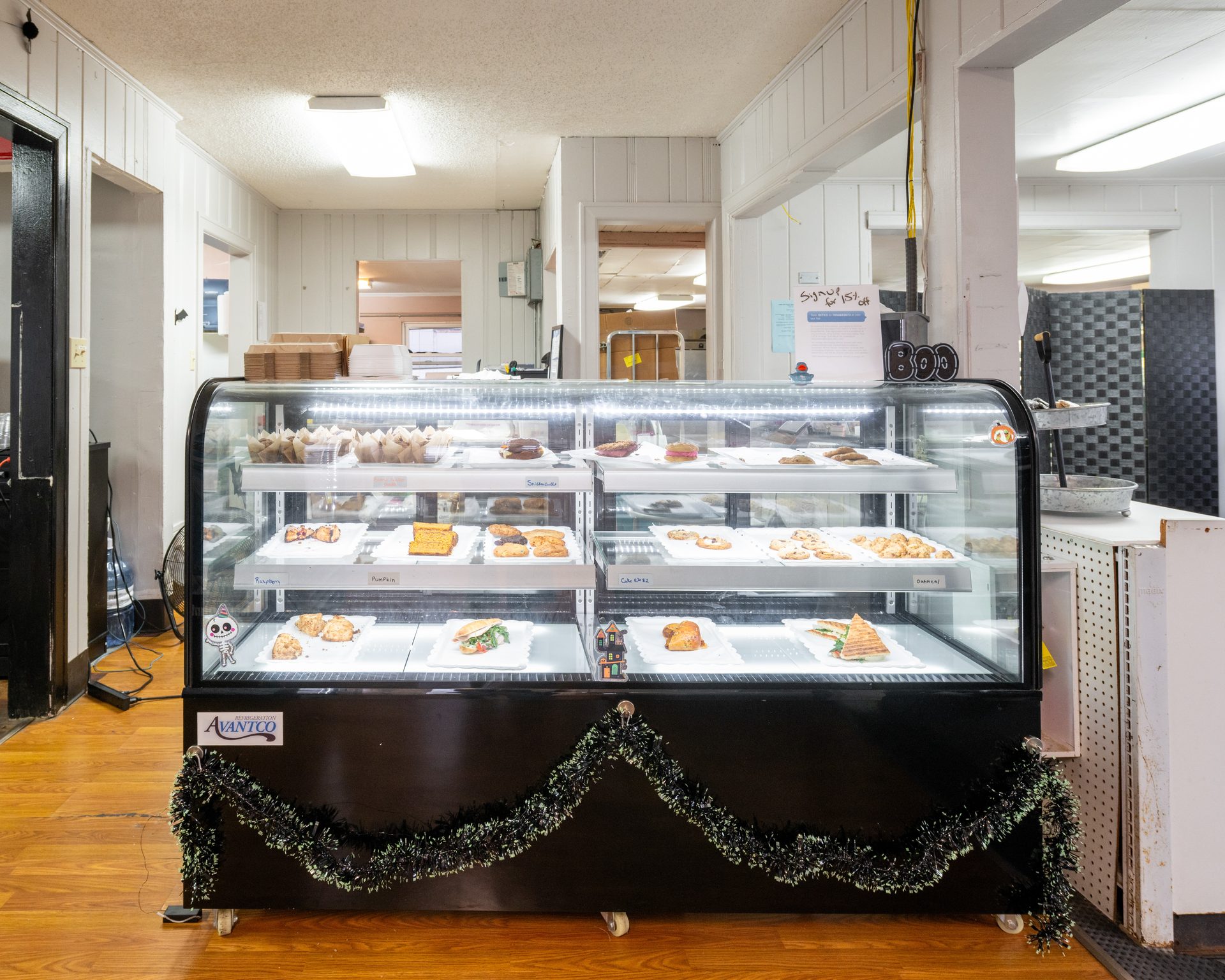 The bakery case